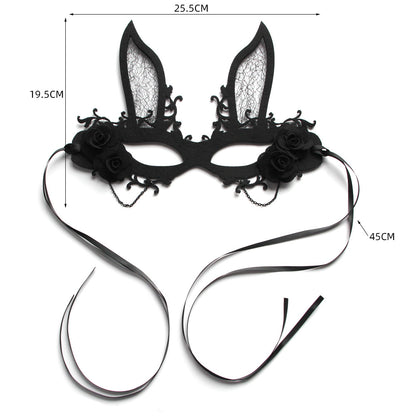 Easter Bunny Mask Sexy Nightclub Bunny Halloween Bar KTV Atmosphere Group Props