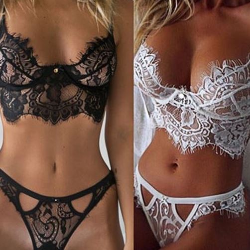 Sexy lingerie three-point  suit men and Women's