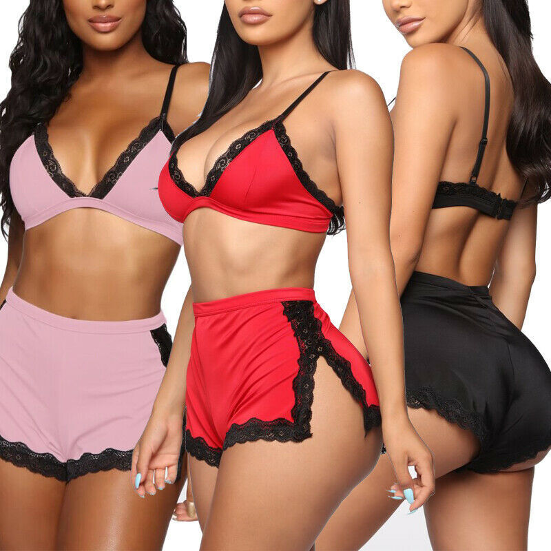 Soutien-gorge en dentelle pour femmes, vêtements de nuit sexy