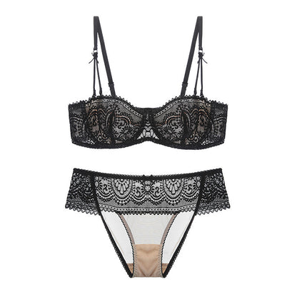Conjunto de lencería en dentelle.