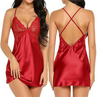 Fábrica de lencería sexy Pijamas de señora sexy de comercio exterior europeo y americano