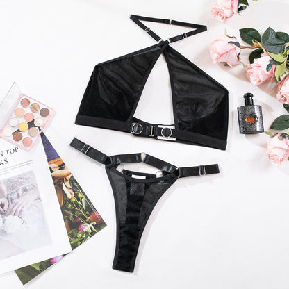 Costume de lingerie sexy licou pour femmes