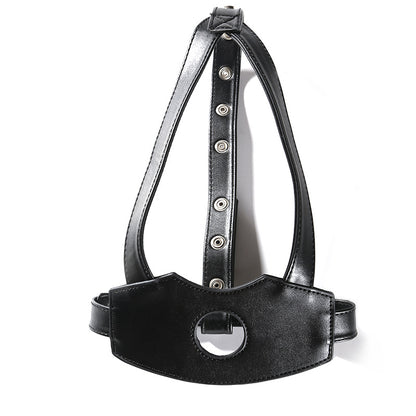Pullover Mask Ball Gag Female  Leather Toys