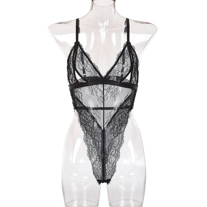 Body camisole noir dos nu pour femme