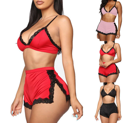 Soutien-gorge en dentelle pour femmes, vêtements de nuit sexy