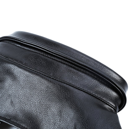 Body en cuir avec sangle de poitrine en cuir