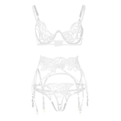 Conjunto de lencería sexy de encaje sexy