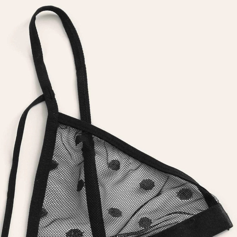 Lingerie Sexy Deux Pièces Petite Dentelle