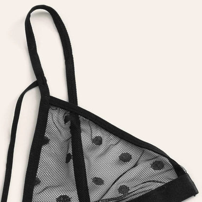 Lingerie Sexy Deux Pièces Petite Dentelle