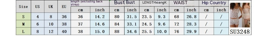 Lace Sexy Lingerie Suit Sexy Mesh Camisole Sheer Cutout Short Skirt Two-piece Set