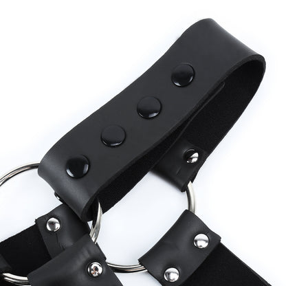 Men's Powerful Men's Binding Stretch Zipper Clothes Binding Sexy Binding Chest Strap