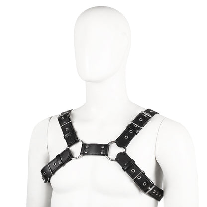 Leather Chest Strap Men's Tight