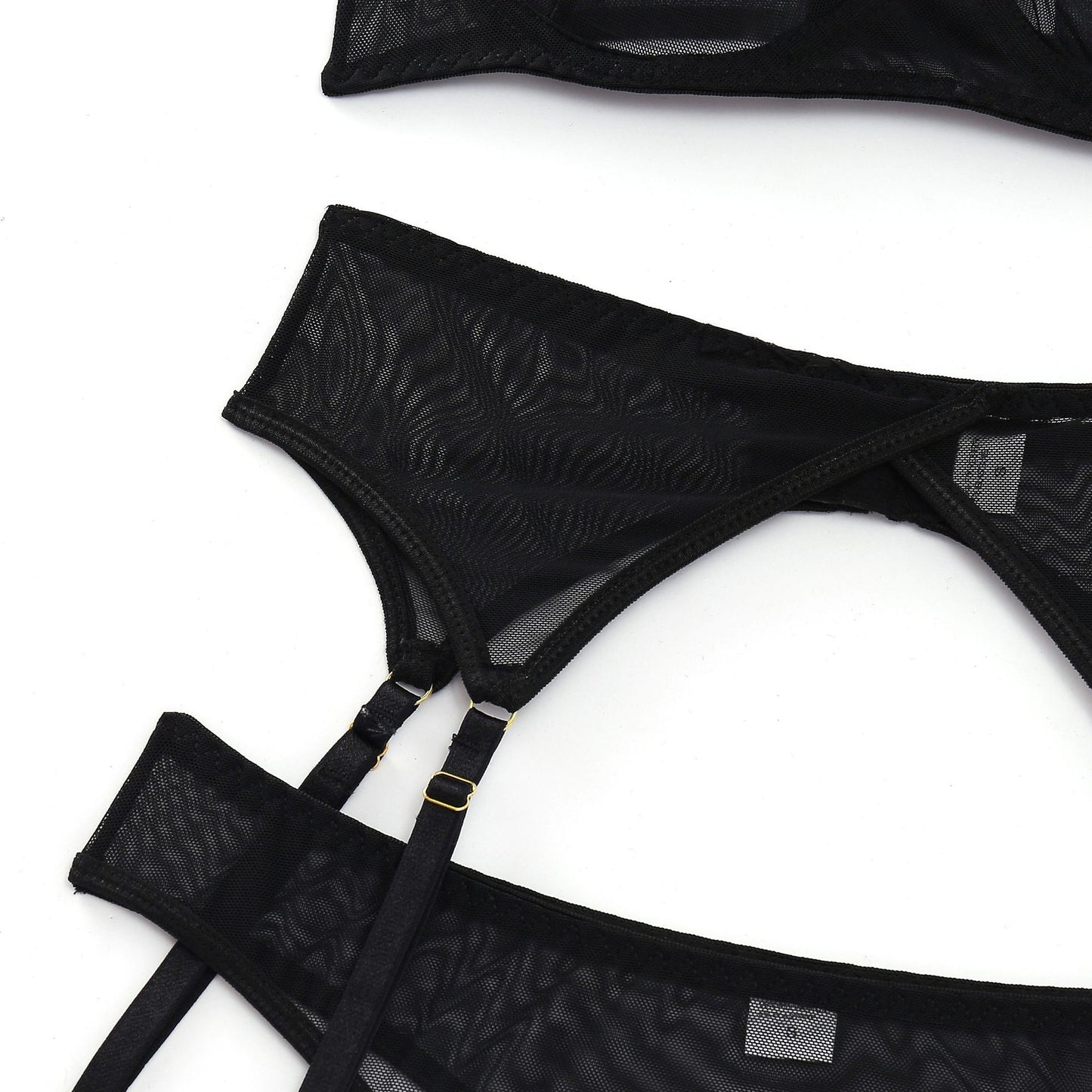 Porte-jarretelles lingerie sexy trois pièces