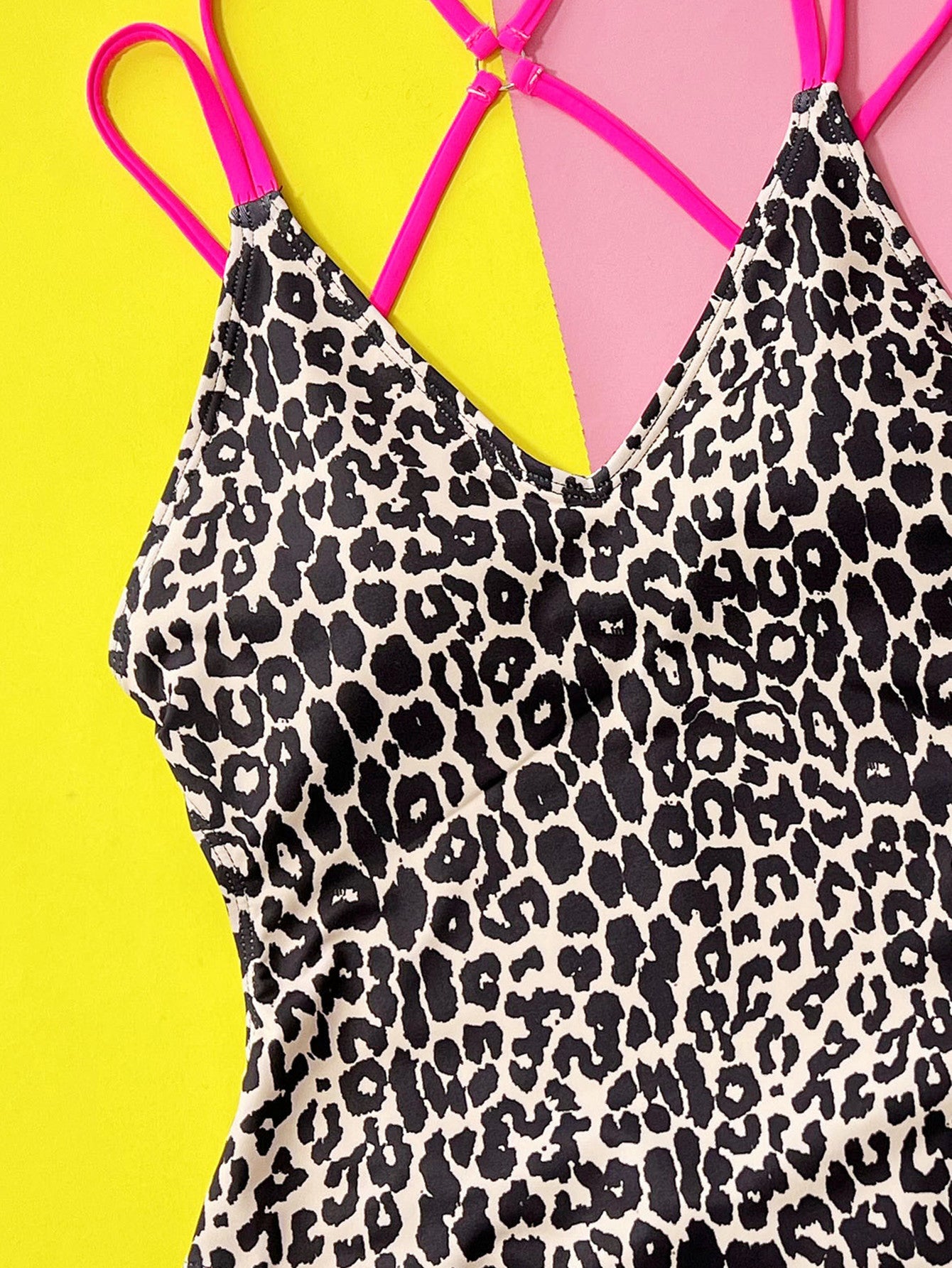 European And American Sexy Leopard Print Swimsuit Suit