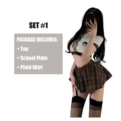 Academy Style Uniform Allure Free And Fun Lingerie Set