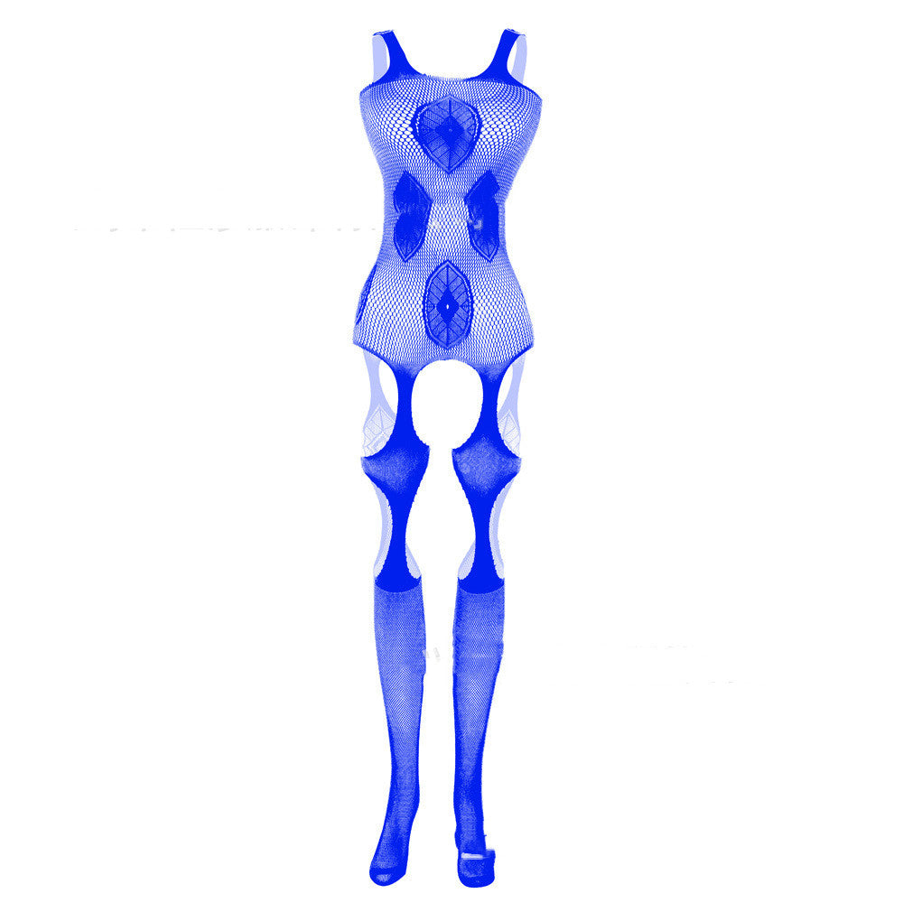 One Piece  Hole Mesh Clothes Stockings