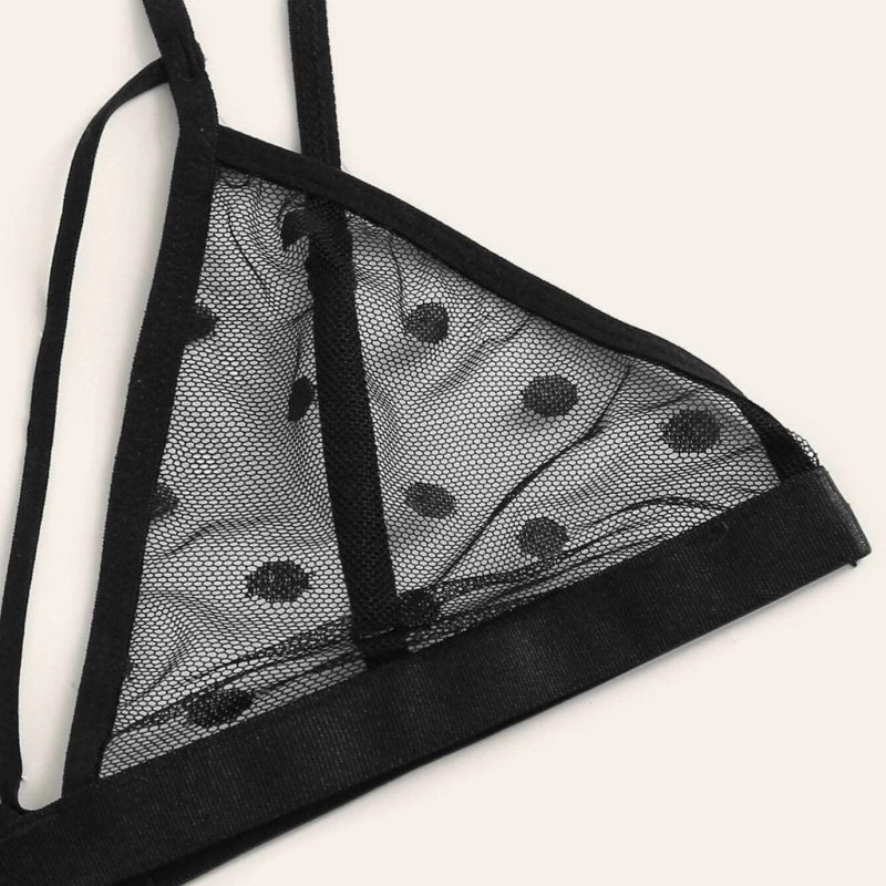 Lingerie Sexy Deux Pièces Petite Dentelle