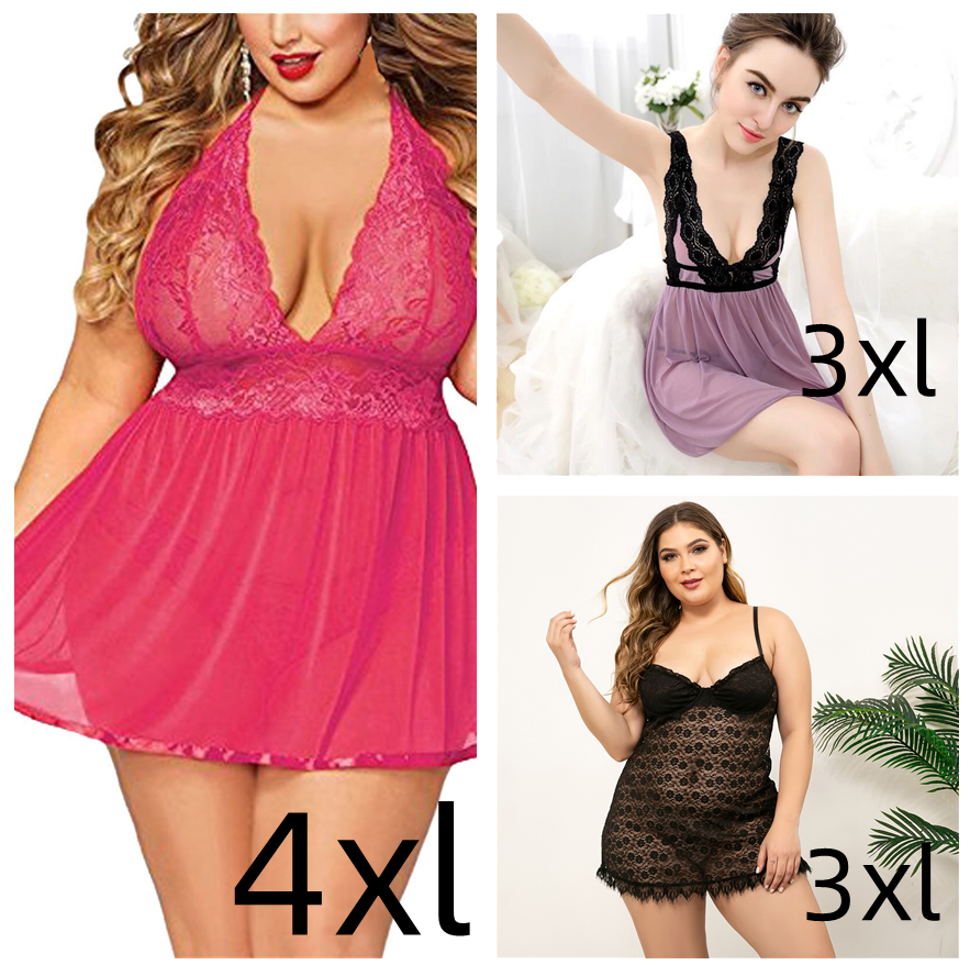 Lingerie sexy avec sangle de taille en dentelle noire, costume sexy grande taille
