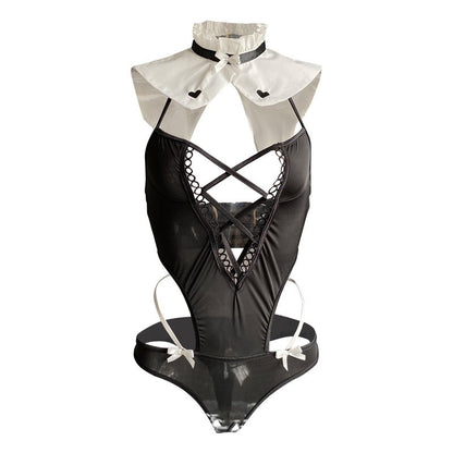 Lingerie Sexy nonne uniforme tentation Passion costume femme de chambre
