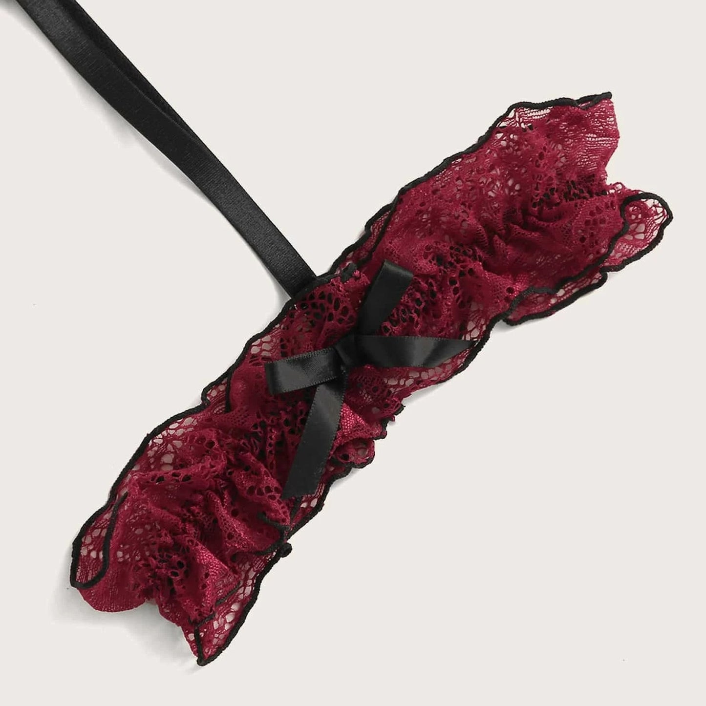 Soutien-gorge bonnets lingerie sans entrejambe avec jarretière