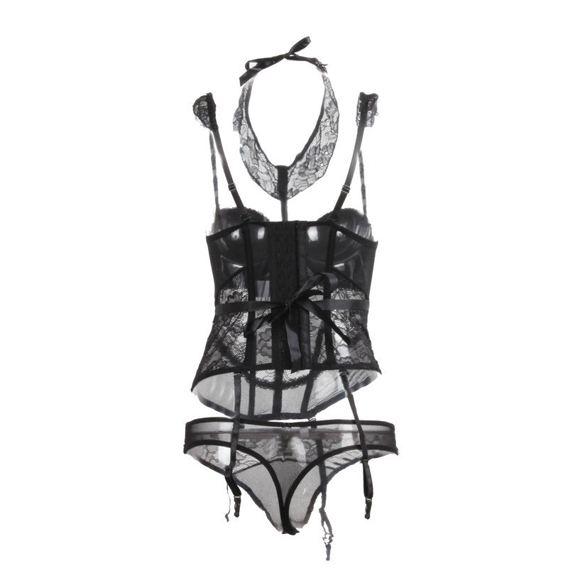 Costume de gilet de lingerie en dentelle