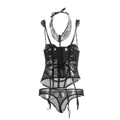 Costume de gilet de lingerie en dentelle