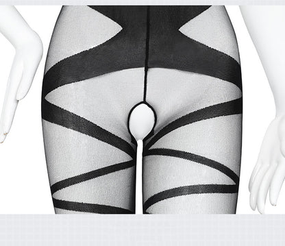 Ensemble de lingerie sexy pour femmes, chaussettes une pièce