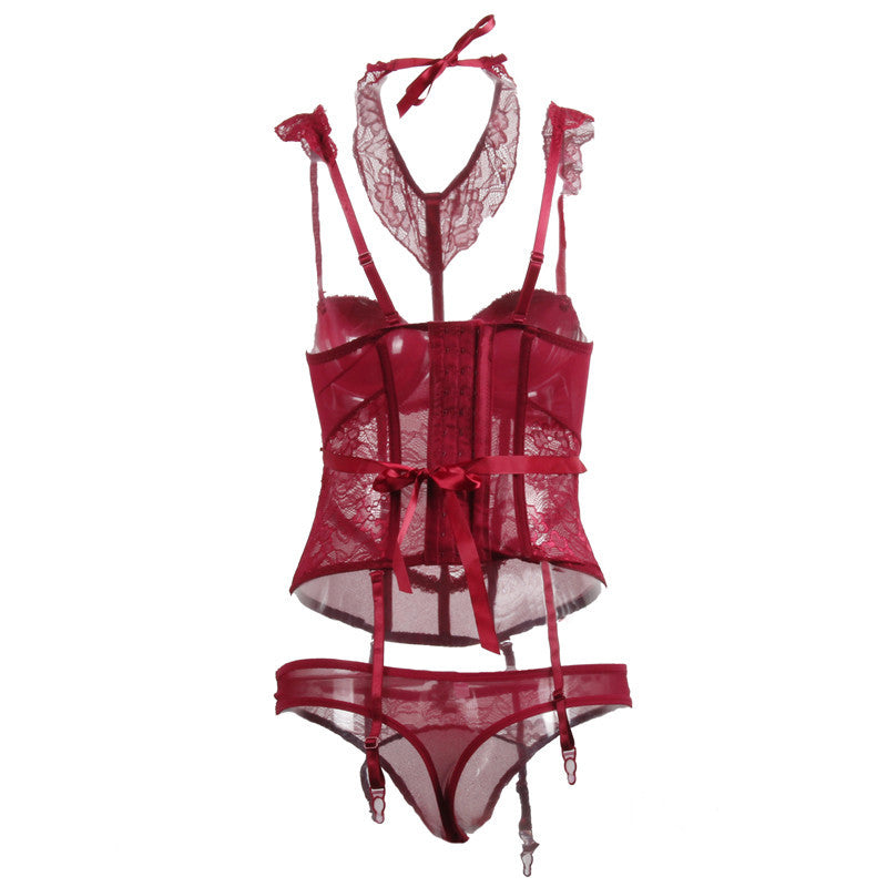 Costume de gilet de lingerie en dentelle