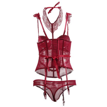 Costume de gilet de lingerie en dentelle