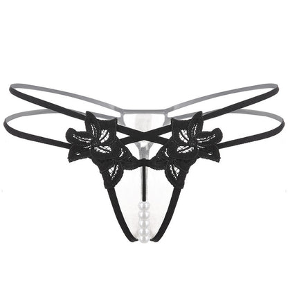 Lingerie Sexy String Femme Brodé