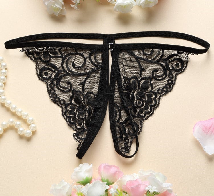 Conjunto de lencería de tul de encaje sexy para mujer