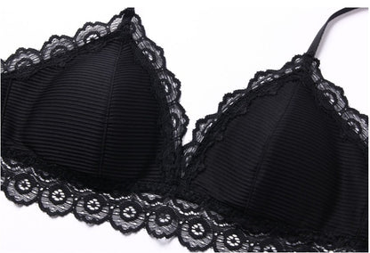 Ensemble de soutien-gorge ultra-fin sexy sans anneau en acier et sans trace