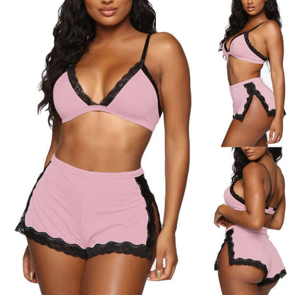 Soutien-gorge en dentelle pour femmes, vêtements de nuit sexy
