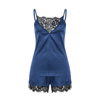 Conjunto de lencería sexy de encaje.