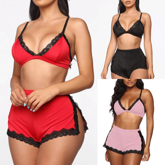 Soutien-gorge en dentelle pour femmes, vêtements de nuit sexy