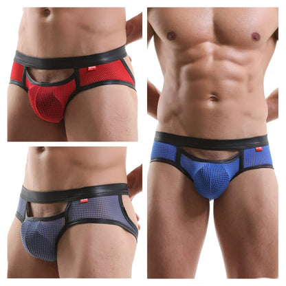 Slip double string à dos creux pour hommes