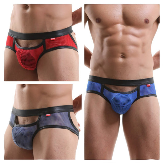 Slip double string à dos creux pour hommes