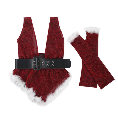 Christmas Outfit Passionate Seduction One-piece Sexy Lingerie