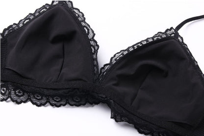 Ensemble de soutien-gorge ultra-fin sexy sans anneau en acier et sans trace