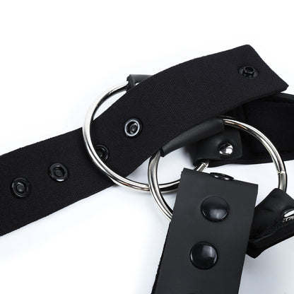 Men's Powerful Men's Binding Stretch Zipper Clothes Binding Sexy Binding Chest Strap