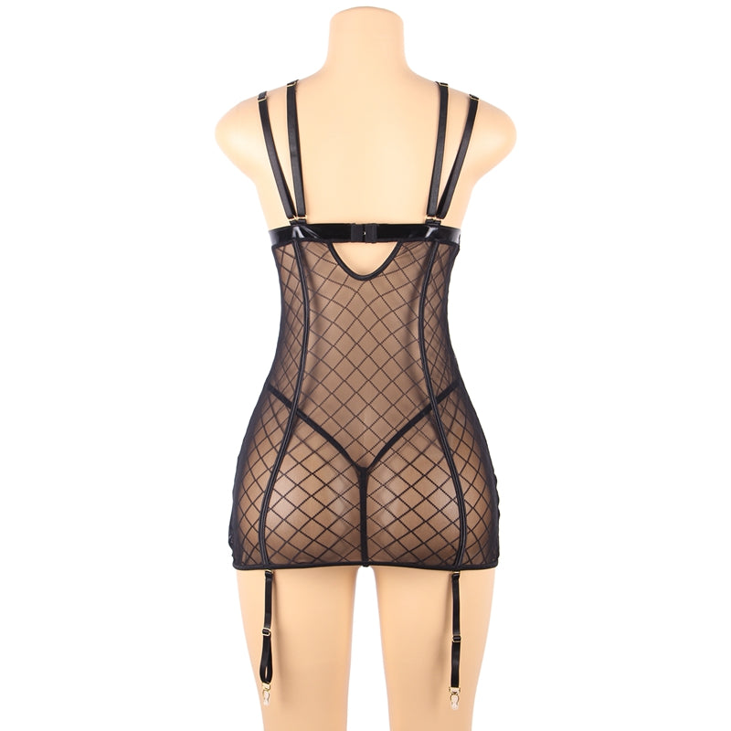 Comeondear Lace Jarretière Lingerie Mesh Erotische Lingerie