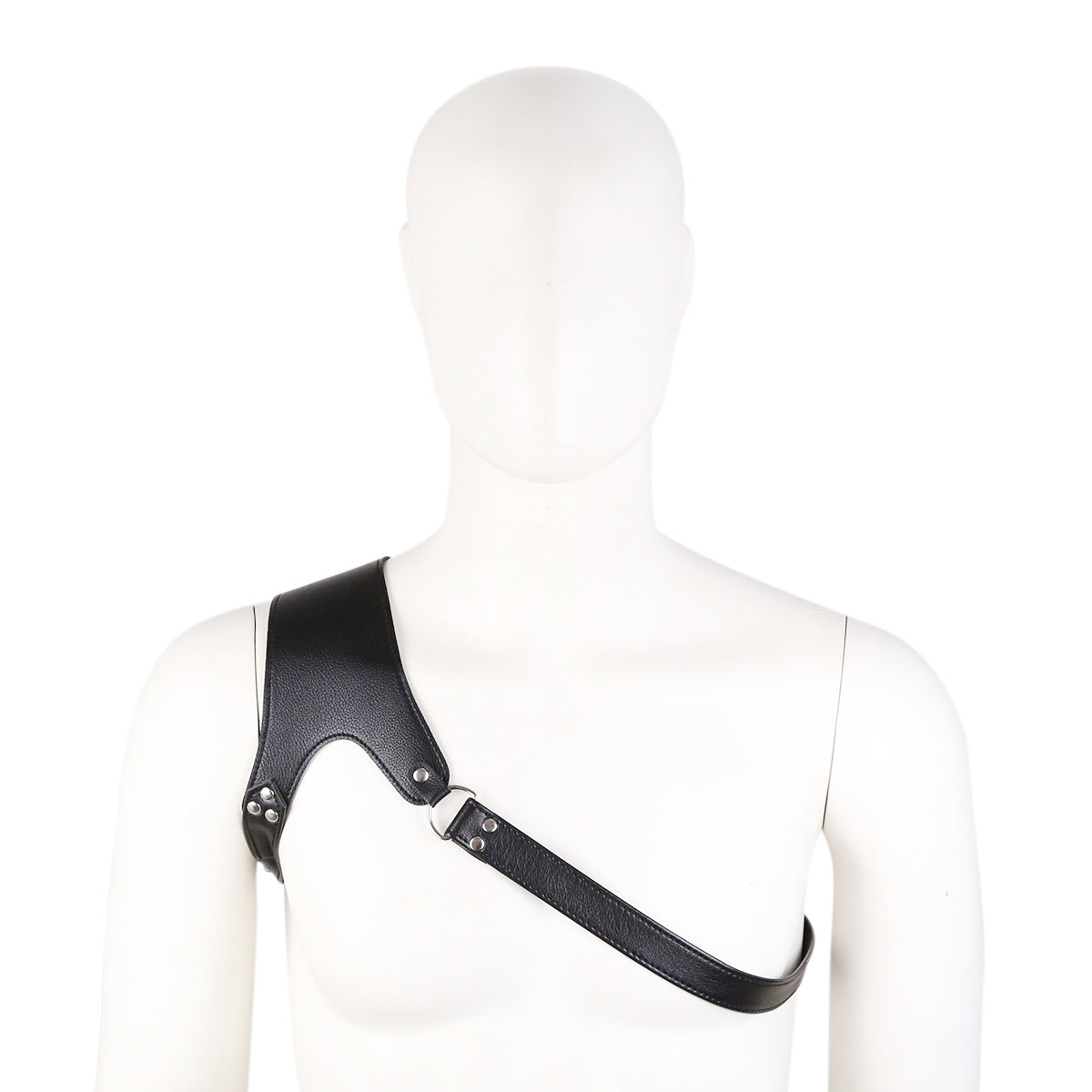 Jouet de jeu de rôle avec sangle de poitrine en cuir pour hommes
