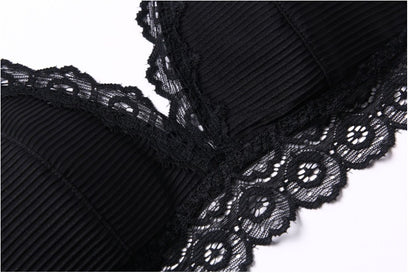 Ensemble de soutien-gorge ultra-fin sexy sans anneau en acier et sans trace