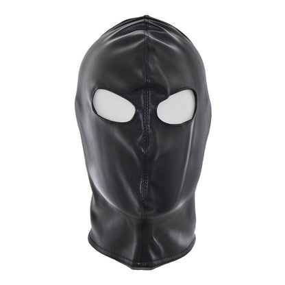 Black Pu Eye-exposed Rope Hood Bar Ball Party Performance Mask