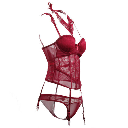 Costume de gilet de lingerie en dentelle