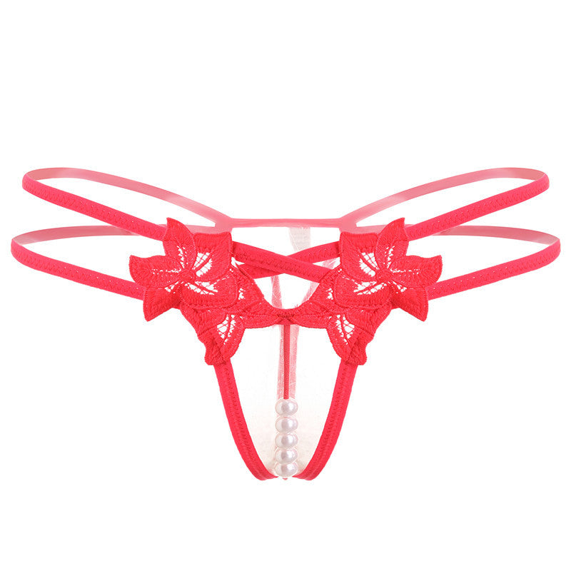 Lingerie Sexy String Femme Brodé