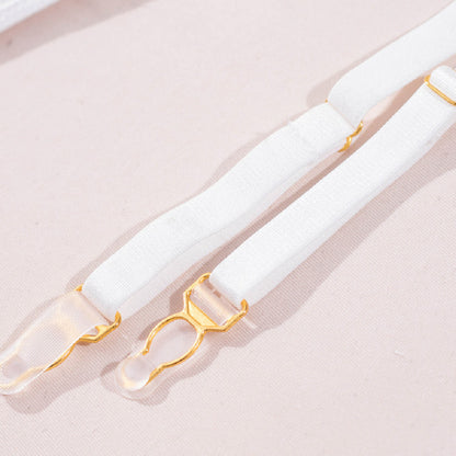 Conjunto de lencería fina de tres puntos para mujer