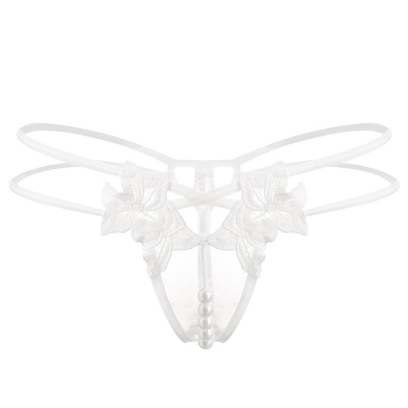Lingerie Sexy String Femme Brodé