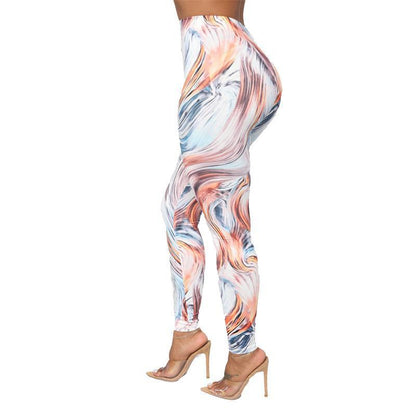 Sexy print two piece set