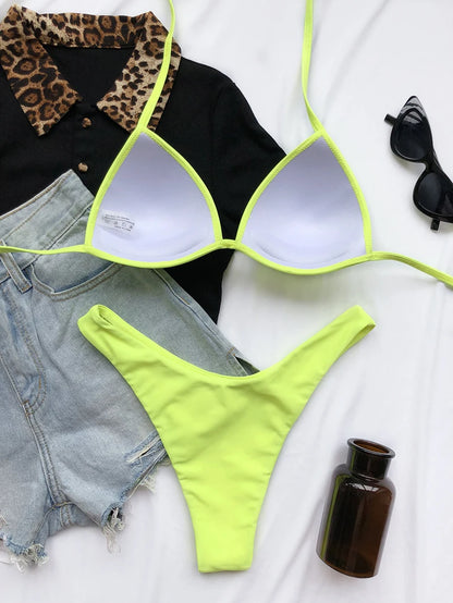 Women's Swimwear 2021 y Separate Swimsuit Micro Bikini Swimsuit Push Up Women's Bathing Suits Bikini 2021 Beachwear